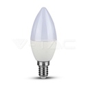 ¬[VZ40090] BOMBILLA LED V-TAC E14 TIPO VELA 5.5W CHIP SAMSUNG 470LM 3000K