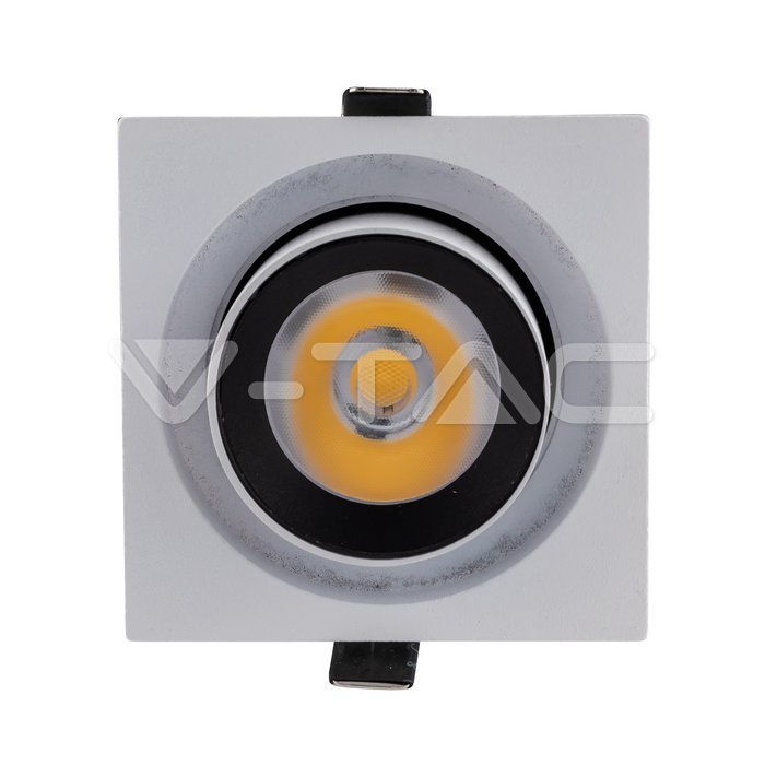 ¬[VZ40098] DOWNLIGHT LED 18W REGULABLE CHIP SAMSUNG CUERPO BLANCO&NEGRO 4000K