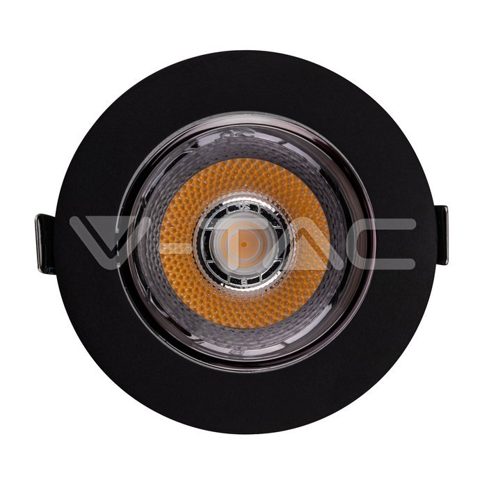 ¬[VZ40102] DOWNLIGHT LED 10W CHIP SAMSUNG NEGRO COB REFLECTOR 3000K