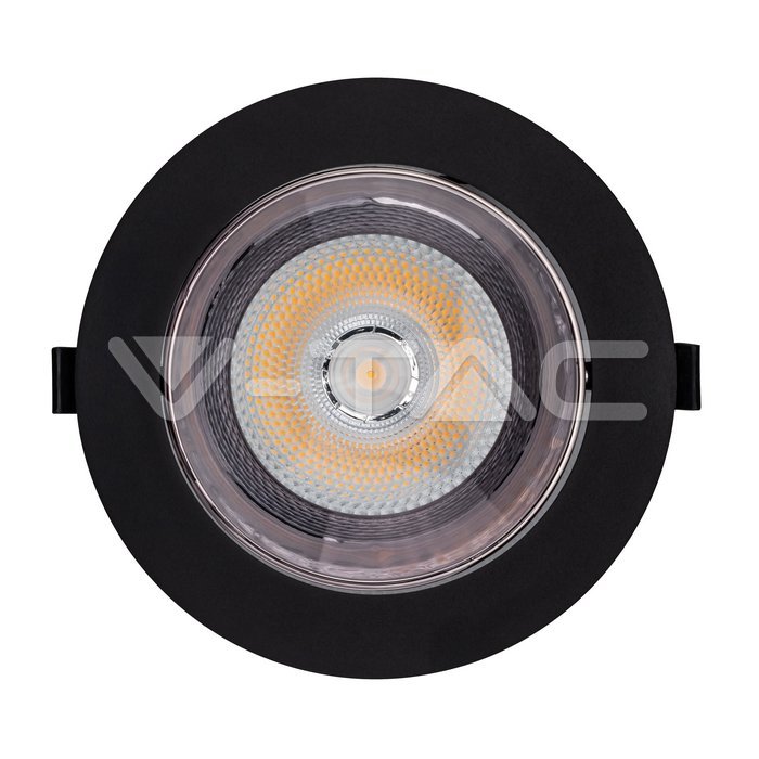 ¬[VZ40112] DOWNLIGHT LED 20W CHIP SAMSUNG NEGRO COB REFLECTOR 6400K