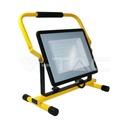 ¬[VZ40250] PROYECTOR LED 100W SMD CHIP SAMSUNG NEGRO Y AMARILLO SOPORTE CABLE DE 3M 6400K