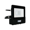¬[VZ40560] PROYECTOR LED V-TAC 10W CHIP SAMSUNG SMD 735LM 100° COLOR NEGRO IP65 3000K