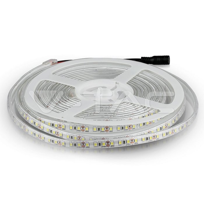 #[VZ4076] TIRA LED 12V 7,2W/M SMD3528 120LEDS/M 5M/ROLLO IP65 2700K