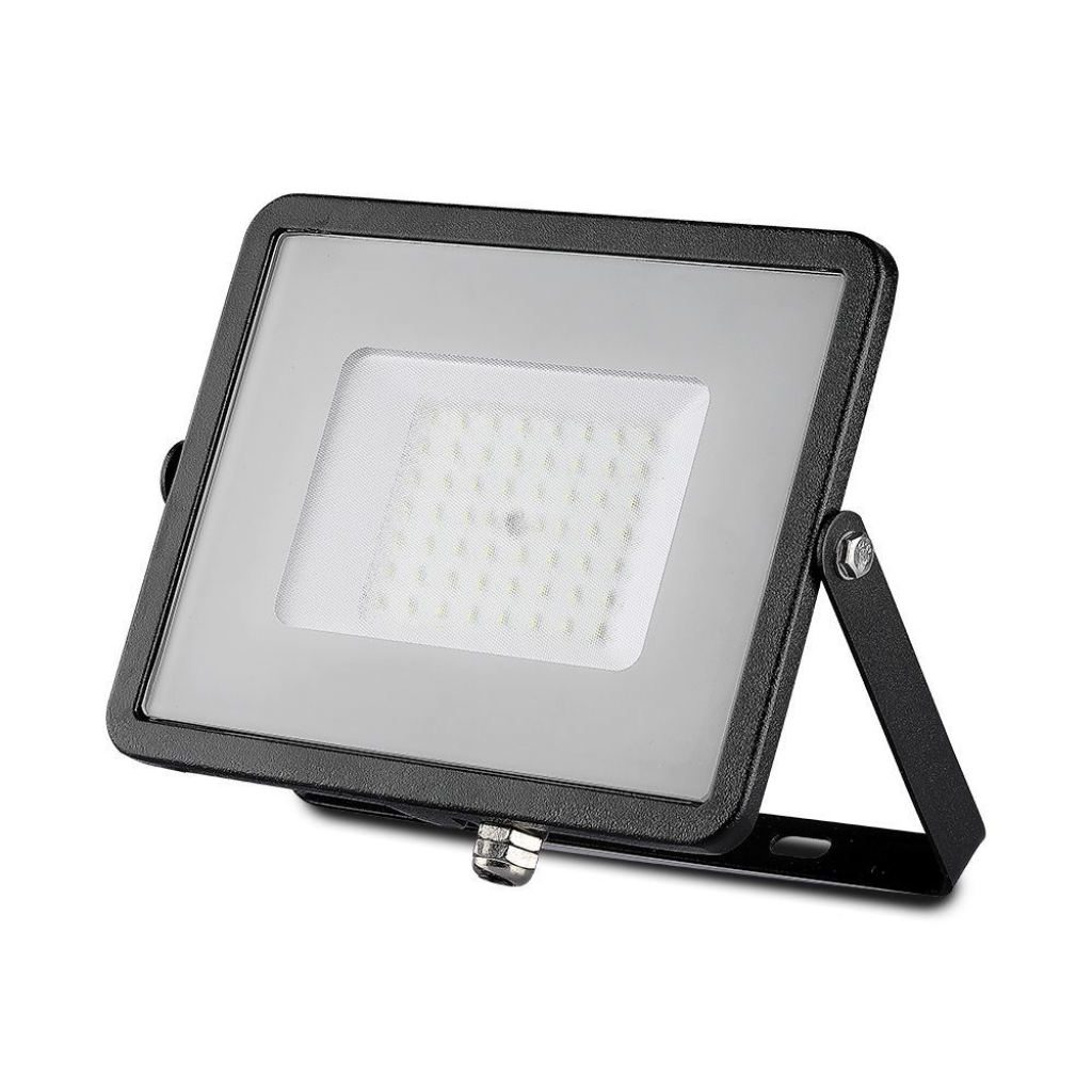 ¬[VZ42812] PROYECTOR LED V-TAC 50W CHIP SAMSUNG 4000LM 100° COLOR NEGRO IP65 3000K