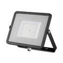 ¬[VZ42812] PROYECTOR LED V-TAC 50W CHIP SAMSUNG 4000LM 100° COLOR NEGRO IP65 3000K