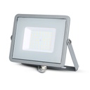¬[VZ42928] PROYECTOR LED V-TAC 50W CHIP SAMSUNG SMD 4000LM 100° COLOR GRIS IP65 4000K
