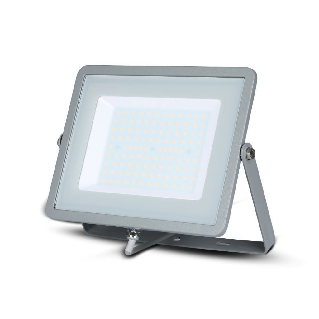¬[VZ42946] PROYECTOR LED V-TAC 100W CHIP SAMSUNG SMD 8200LM 100° COLOR GRIS IP65 4000K