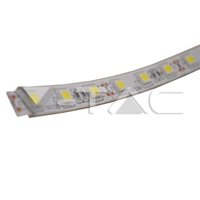 ¬[VZ4302] TIRA LED 12V 9,6W/M SMD5050 60LEDS/M 5M/ROLLO IP65 LUZ AZUL