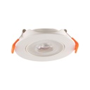 ¬[VZ46366] DOWNLIGHT LED 7W REDONDO SAMSUNG CUERPO BLANCO 4000K