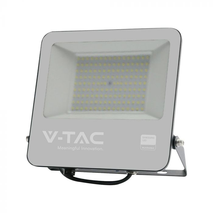 ¬[VZ46880] PROYECTOR LED V-TAC 100W CHIP SAMSUNG SMD 8700LM 115° COLOR NEGRO IP65 4000K