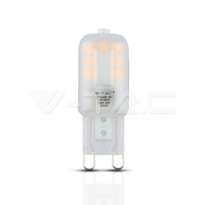 ¬[VZ490] BOMBILLA LED V-TAC G9 T16 2.5W CHIP SAMSUNG 200LM 6400K