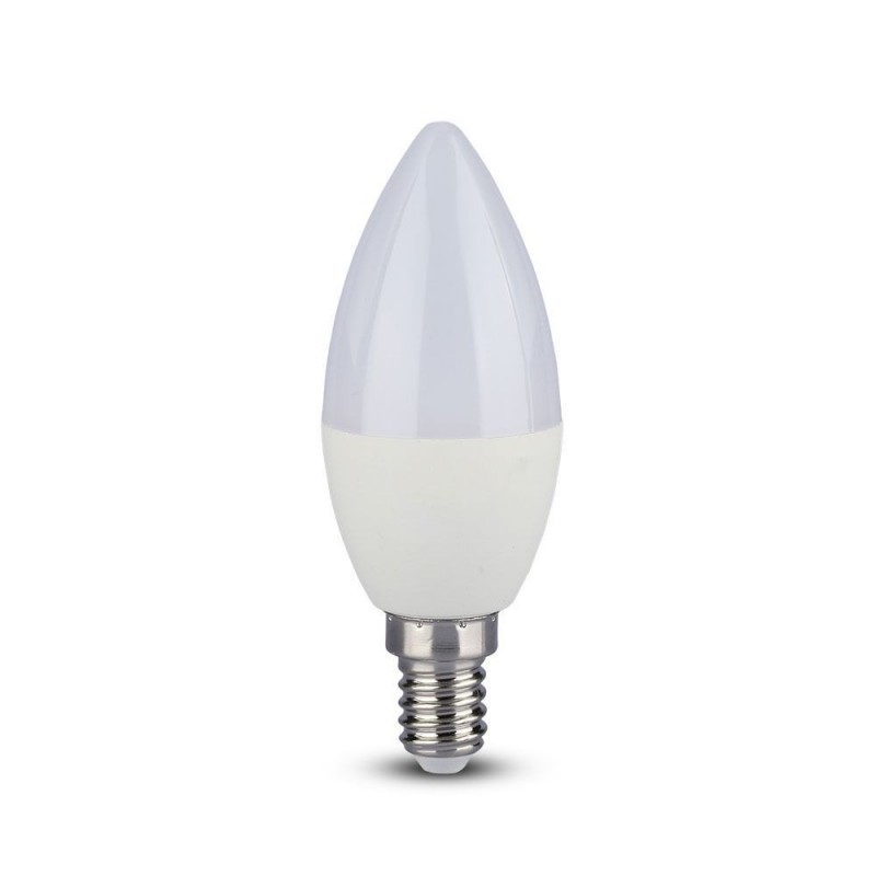 ¬[VZ5540] BOMBILLA LED V-TAC E14 TIPO VELA 3.5W SMD 320LM 200° RGB + 4000K