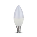 ¬[VZ5540] BOMBILLA LED V-TAC E14 TIPO VELA 3.5W SMD 320LM 200° RGB + 4000K