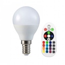 ¬[VZ5554] BOMBILLA LED V-TAC E14 P45 3.5W SMD 320LM 180° RGB + 6400K