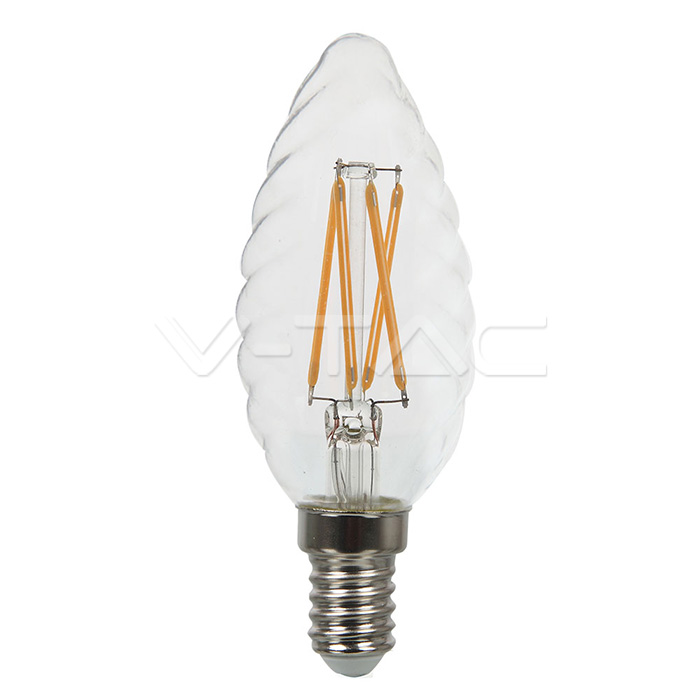 ¬[VZ558] BOMBILLA LED V-TAC E14 TIPO VELA 4W CHIP SAMSUNG 400LM 2700K