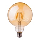¬[VZ582] BOMBILLA LED V-TAC E27 G125 6W CHIP SAMSUNG 725LM 2200K