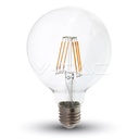 ¬[VZ588] BOMBILLA LED V-TAC E27 G95 6W CHIP SAMSUNG 806LM 2700K