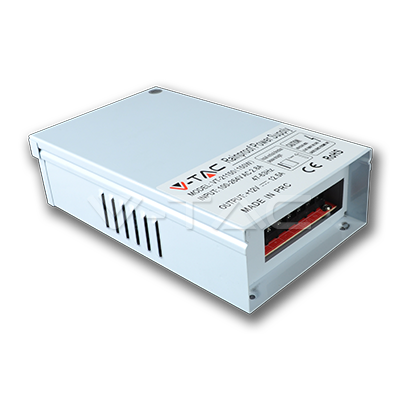 ¬[VZ6144] FUENTE DE ALIMENTACIÓN V-TAC 12V 150W 12.5A IP44 195X115X53MM