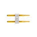 ¬[VZ7066] CONECTORES PARA TIRA RIGIDA (5 UNID.) DC JACK SET