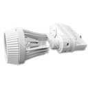 ¬[VZ7088] FOCO PARA GU10 4 NÚCLEOS CUERPO BLANCO