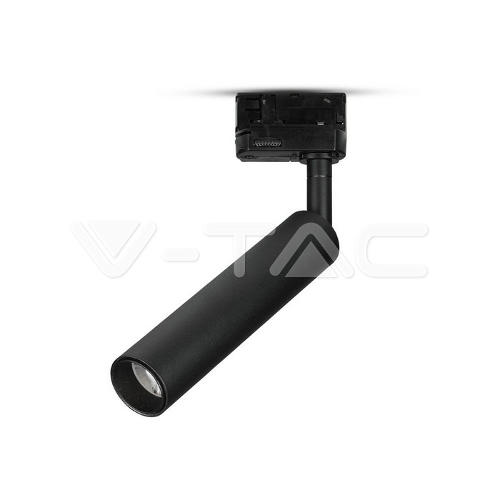 ¬[VZ710] FOCO DE CARRIL LED 7W CHIP SAMSUNG CUERPO NEGRO 5000K
