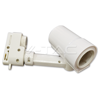¬[VZ7134]  FOCO DE CARRIL PARA E27 4 NÚCLEOS CUERPO BLANCO