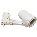 ¬[VZ7134]  FOCO DE CARRIL PARA E27 4 NÚCLEOS CUERPO BLANCO