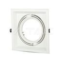 #[VZ71502] ARO CUADRADO PARA AR111 COLOR BLANCO