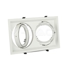 ¬[VZ71522] ARO DOBLE PARA AR111 BLANCO