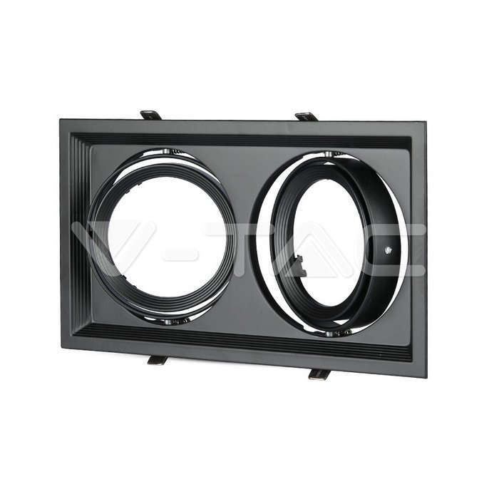 ¬[VZ71642] ARO DOBLE PARA AR111 NEGRO