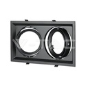 ¬[VZ71642] ARO DOBLE PARA AR111 NEGRO