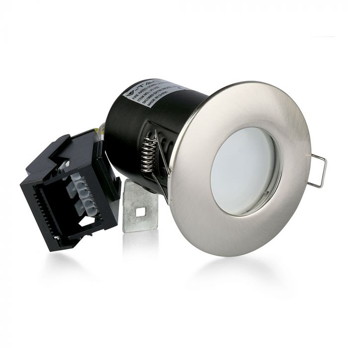 ¬[VZ7370] ARO EMPOTRABLE PARA GU10 NIQUEL CROMADO IP65