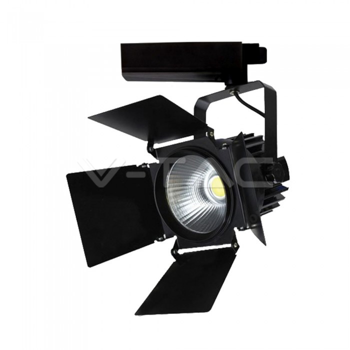 ¬[VZ742] FOCO DE CARRIL LED 33W CHIP SAMSUNG CUERPO NEGRO 3000K