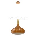 ¬[VZ7634] LÁMPARA DE TECHO CON SOPORTE COLGANTE ROJO BRONZE METAL Ф360 E27 (BOMBILLA NO INCLUIDA)