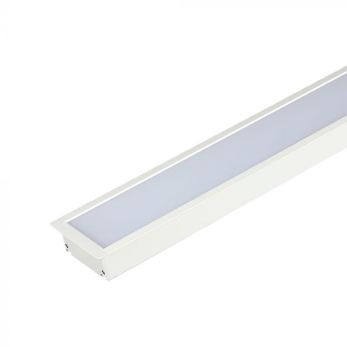 ¬[VZ764] LUMINARIAS LINEALES LED 40W PARA EMPOTRAR SAMSUNG CUERPO BLANCO 90MM ANCHO 4000K