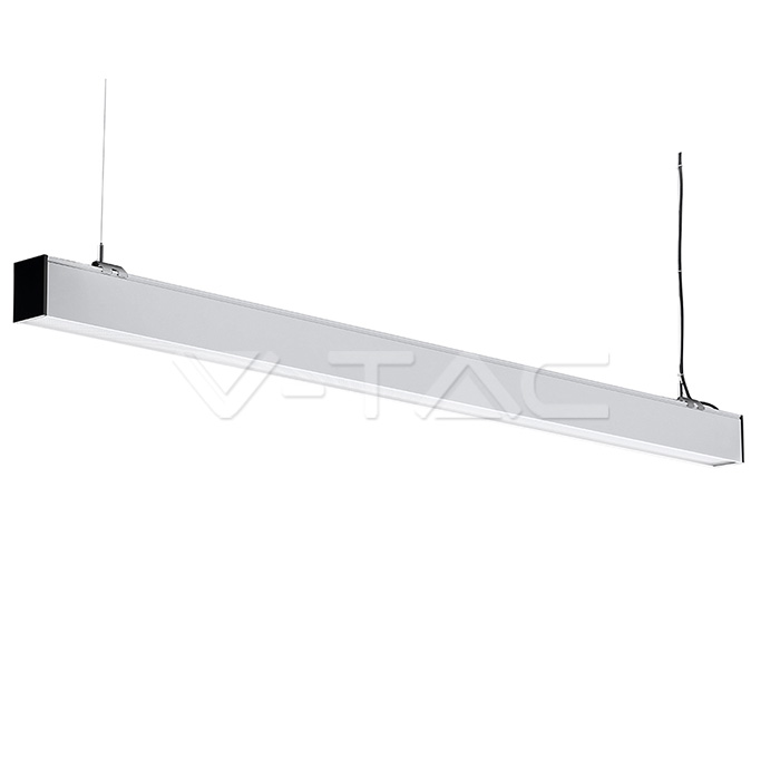 ¬[VZ766] LUMINARIAS LINEALES PARA MONTAJE SUSPENDIDO 40W LED CHIP SAMSUNG CUERPO BLANCO 4000K