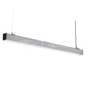 ¬[VZ768] LUMINARIAS LINEALES LED 40W PARA MONTAJE SUSPENDIDO CHIP SAMSUNG COLOR PLATA 4000K