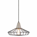 ¬[VZ7698] LÁMPARA DE TECHO COLGANTE DE HORMIGÓN E27 REJA CILINDRO Ф330MM E27 (BOMBILLA NO INCLUIDA)