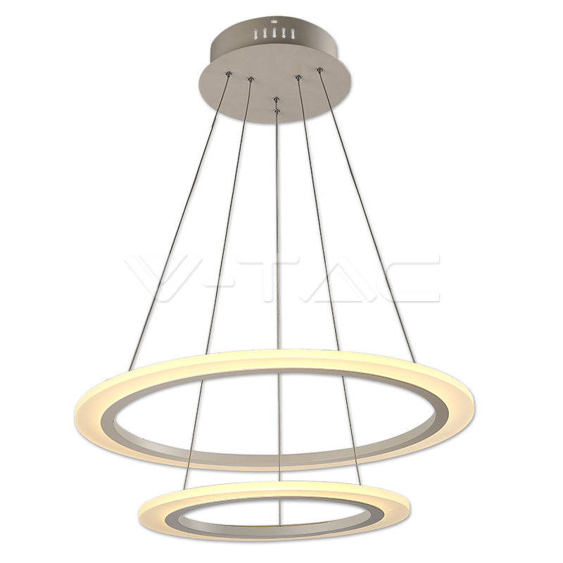 ¬[VZ7744] LÁMPARA COLGANTE LED 60W ANILLO DOBLE 3000K