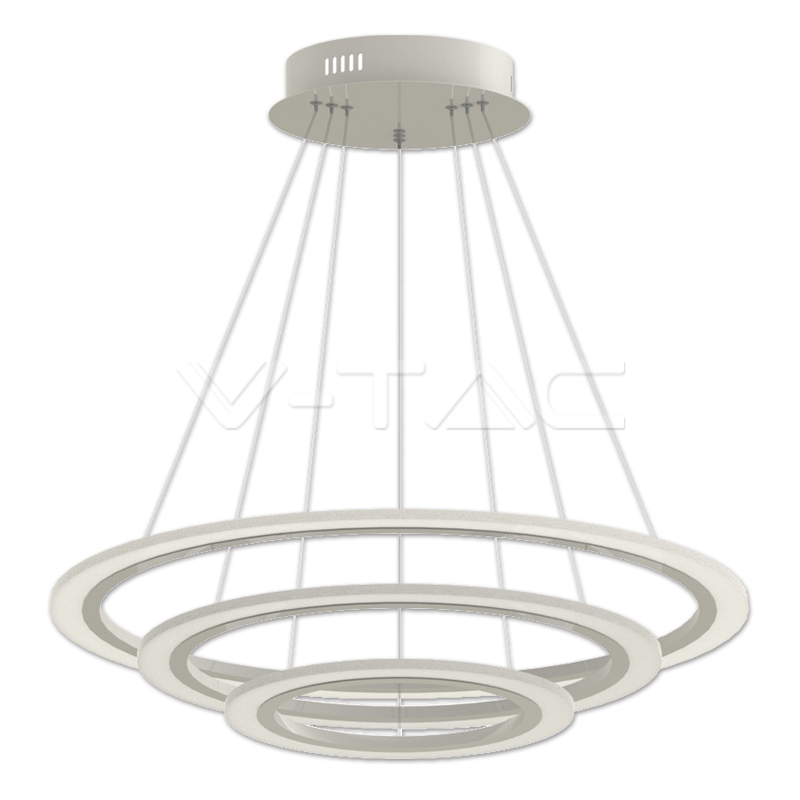 ¬[VZ7746] LÁMPARA COLGANTE LED 70W ANILLO TRIPLE 3000K