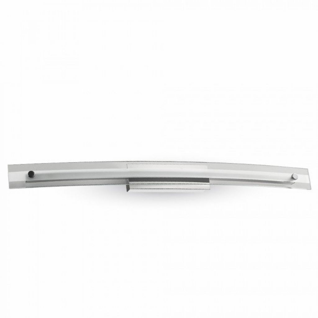 ¬[VZ7794] APLIQUE LED 18W FORMA CURVACUERPO CRISTAL CROMADO 4000K