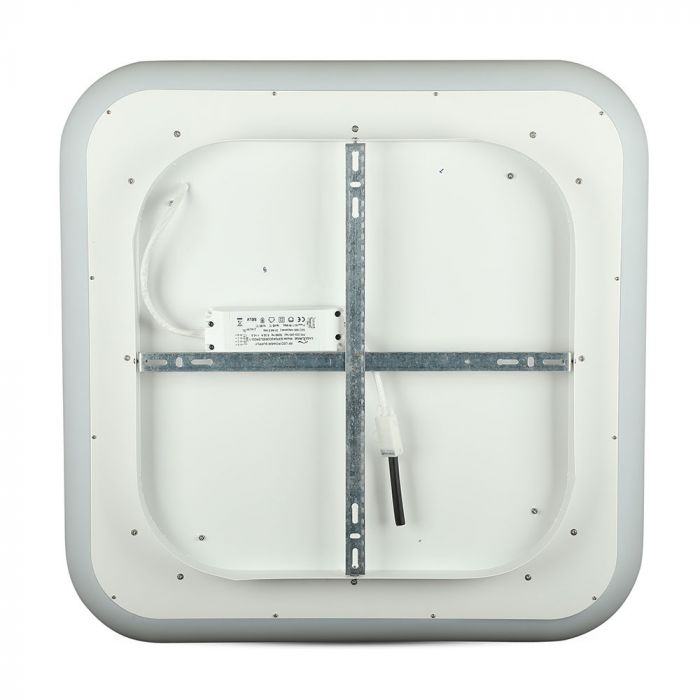 ¬[VZ7944] PLAFÓN LED 42W DE SUPERFICIE CUERPO BLANCO CUADRADO CAMBIO DE COLORES