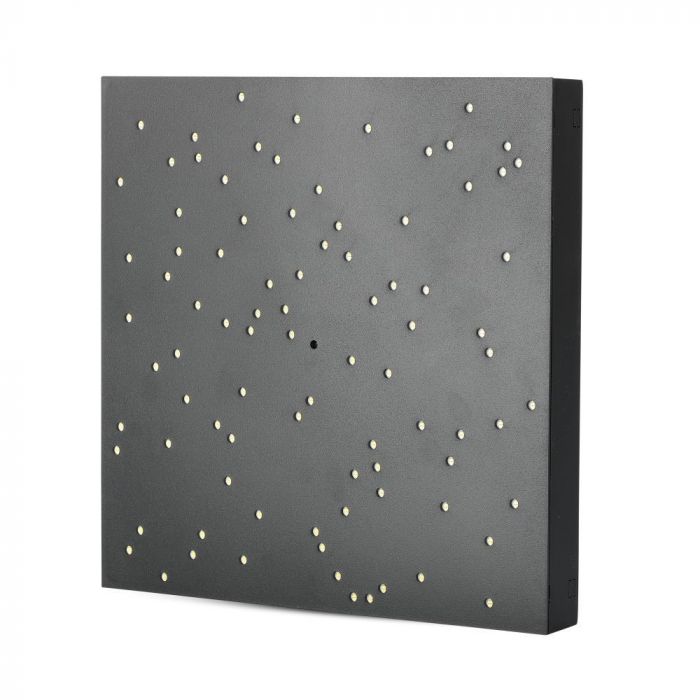 ¬[VZ80582] PANEL DE DISEÑO LED 8W CIELO ESTRELLADO CAMBIO DE COLORES CUERPO NEGRO