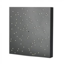 ¬[VZ80582] PANEL DE DISEÑO LED 8W CIELO ESTRELLADO CAMBIO DE COLORES CUERPO NEGRO