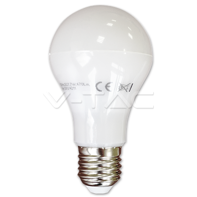 ¬[VZ8420] BOMBILLA LED 7W E27 A60 TERMOPLÁSTICA 3000K