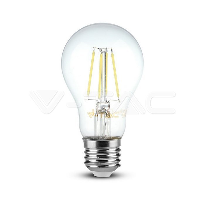 ¬[VZ8518] BOMBILLA LED V-TAC E27 A60 4W FILAMENT 400LM 2700K
