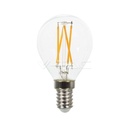 ¬[VZ86002] BOMBILLA LED V-TAC E14 P45 4W FILAMENT 400LM 2700K