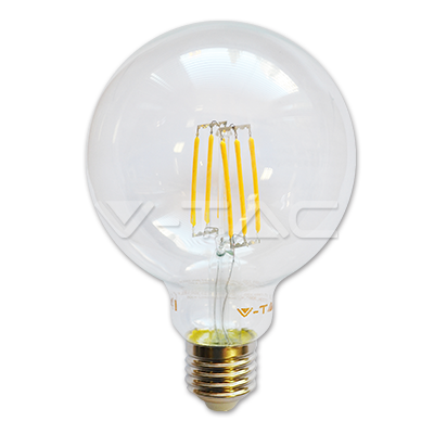 ¬[VZ8610] BOMBILLA LED 6W FILAMENTO PATENT E27 G95 2700K