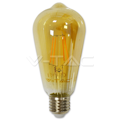 #[VZ8722] BOMBILLA LED V-TAC E27 ST64 4W FILAMENT 350LM 2200K