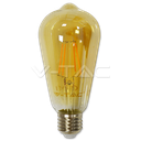 #[VZ8722] BOMBILLA LED V-TAC E27 ST64 4W FILAMENT 350LM 2200K
